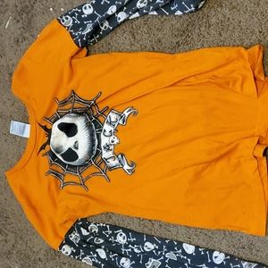 Jack skeleton long-sleeved shirt